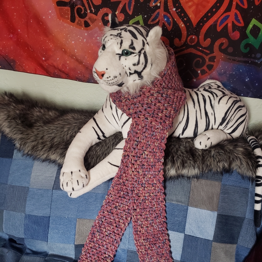 Handmade Crocheted Double Strand Scarves